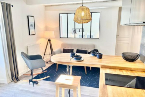 Duplex-Ocean Moderne dans longère Bretonne